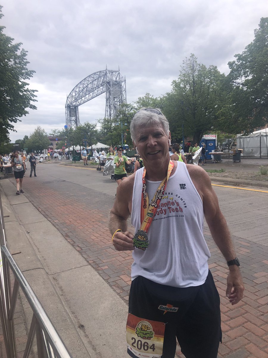 Congrats to Dave Curry running his 24th Grandma’s Marathon Duluth MN.  It’s marathon #51 total!  He loves the city &amp; tradition Congrats to all who run a race…no matter the distance- #goals <a href="/GrandmasMara/">Grandma's Marathon</a> #gmas21 #marathon <a href="/DC2realestate/">Dave Curry</a>