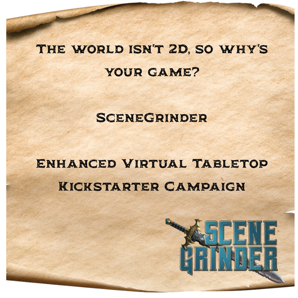 SceneGrinder's tweet photo. SceneGrinder Virtual Table Top- Keep Me Informed https://t.co/QoUCqNWuzI #Kickstarter
#VTT #GamingSetup #gamingtwitter #tabletopgaming #SG #SceneGrinder #3D https://t.co/3sAKXJ1rpi