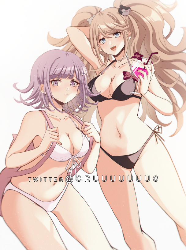江ノ島盾子 ,七海千秋 「Summer Junko and Nanami ✨ 」|Criis-chan 🌸のイラスト