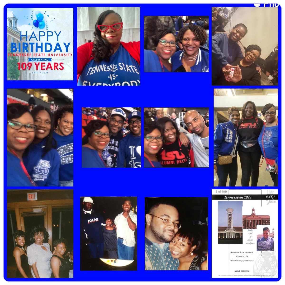 ElleMMiller8's tweet photo. Happy Founders Day to The Illustrious ⁦@TSUedu! I am grateful for my foundation. I will continue to Think, Work, Serve. #FoundedOnJubileeDay #InTheLandOfGoldenSunshine #TEPoag ⁦@pideltaphi⁩ #SigmaTauDelta #PeerCounselor #DoubleHonors #Educator #ImSoGlad 💙🐅🤍🐅 https://t.co/npFiRXMLJB