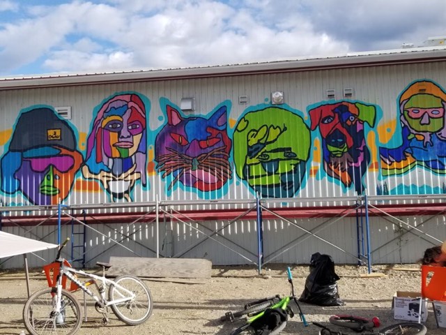 APTNNews's tweet image. A colourful row of 11 self-portraits were spray painted by high schoolers from the J.V. Clark School in Mayo, Yukon.

The project brought a touch of colour to the small village of around 450 people.

See more: aptnnews.ca/?p=175291