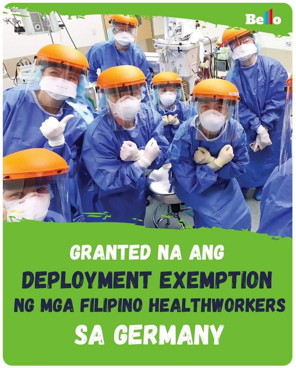 Mey199709's tweet photo. Happy ako para sa mga Germany bound nurses, finally 🙏❤️

Nakaka sad lang sa ibang nurses na hindi pa din maka alis dahil sa deployment ban jan sa Pilipinas :( 
Sana naman maging fair yung government natin. 😔 

#SetPHNursesFree https://t.co/cm7efYnpvK