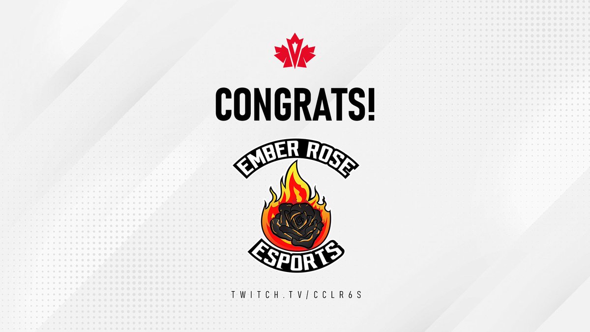 CCLR6S's tweet photo. Congrats to @Ember___Rose! Their commitment pays off as they become the 6th team to qualify for Season 1 of CCL! #CCLR6 https://t.co/NZ4hsxBe9L