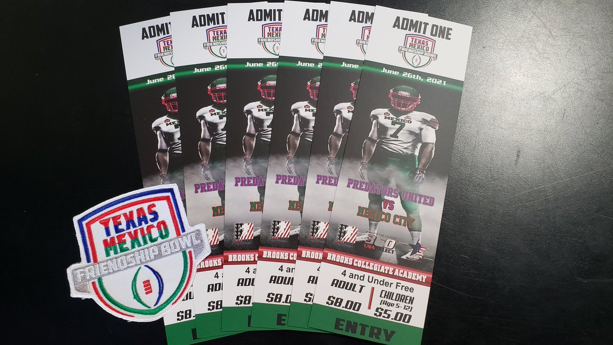 texaselectyfl's tweet image. 13/14U Summer Exhibition Game: Mexico City vs Predators United in Friendship Bowl, Saturday June 26th at Brooks Collegiate Academy, San Antonio Tx. Kickoff 7pm. Gates open at 6pm.