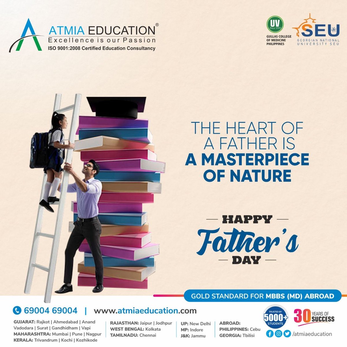 AtmiaEducation's tweet photo. “20 June 2021 ,Fathers Day“

#fathersday2021 #mbbsabroad #FMGE  #UV #mbbsphilippines #mbbsgeorgia #studyabroad #md #ms #neet2021 #studymedicine #uvgullas #seu #georgia
#mbbs #atmiaeducation #doctor #cebu #beadoctor #atmia #neetug https://t.co/zo7bQf5m9B