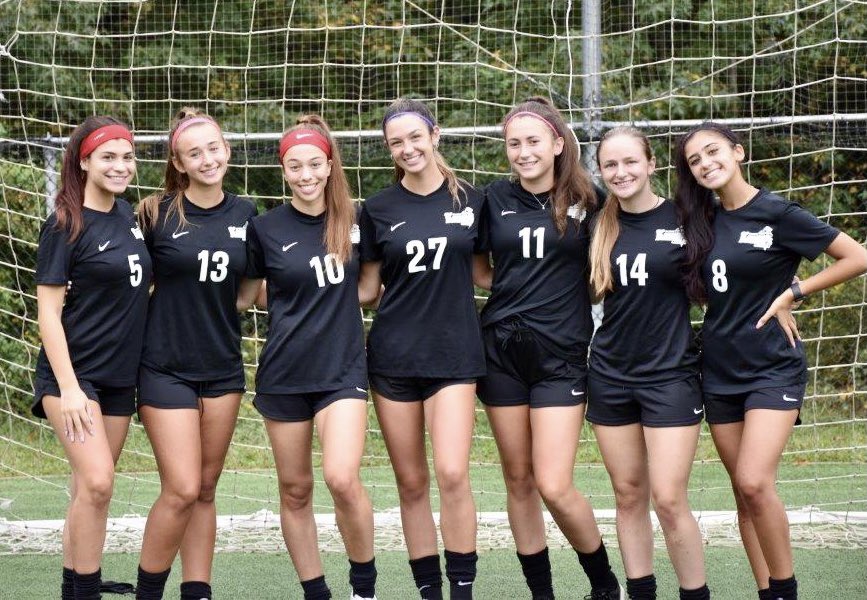 Congratulations to these amazing 7 seniors on your graduation from Old Bridge H.S. Thank you Amanda, Jill, Emmi, Lauren, Sam, Shauna and Gabby for your hard work, sacrifice, &amp; contributions to our soccer program and best of luck in college! 💜🖤💜⚽️👏🎓
#OnceAKnightAlwaysAKnight