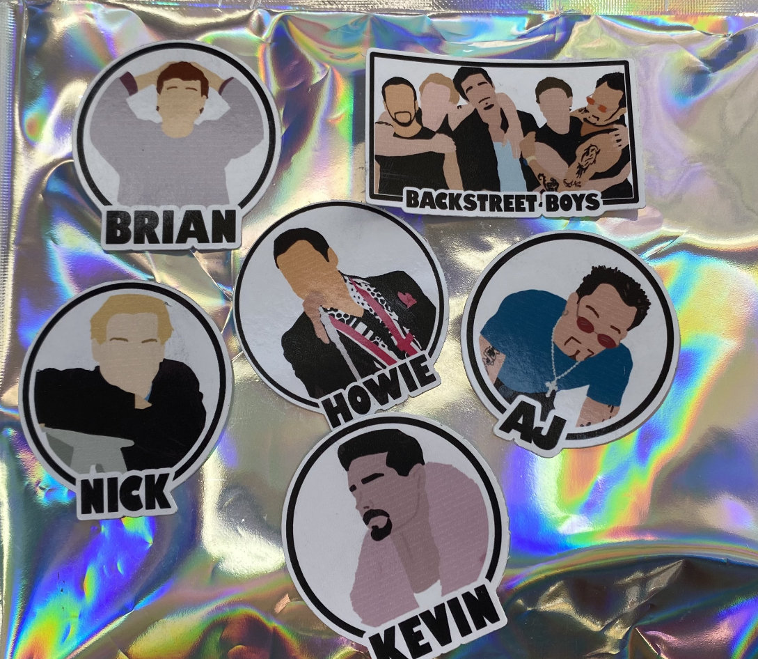 BSBFangirls's tweet photo. These are almost gone!

Backstreet Boys Single or Set Stickers - Set #1 https://t.co/QgVt9uMiAW #stickers #backstreetboys #nickcarter #ajmclean #howiedorough #paperstickers #kevinrichardsonb #brianlittrell #90sboybands https://t.co/SkATYVgKKL