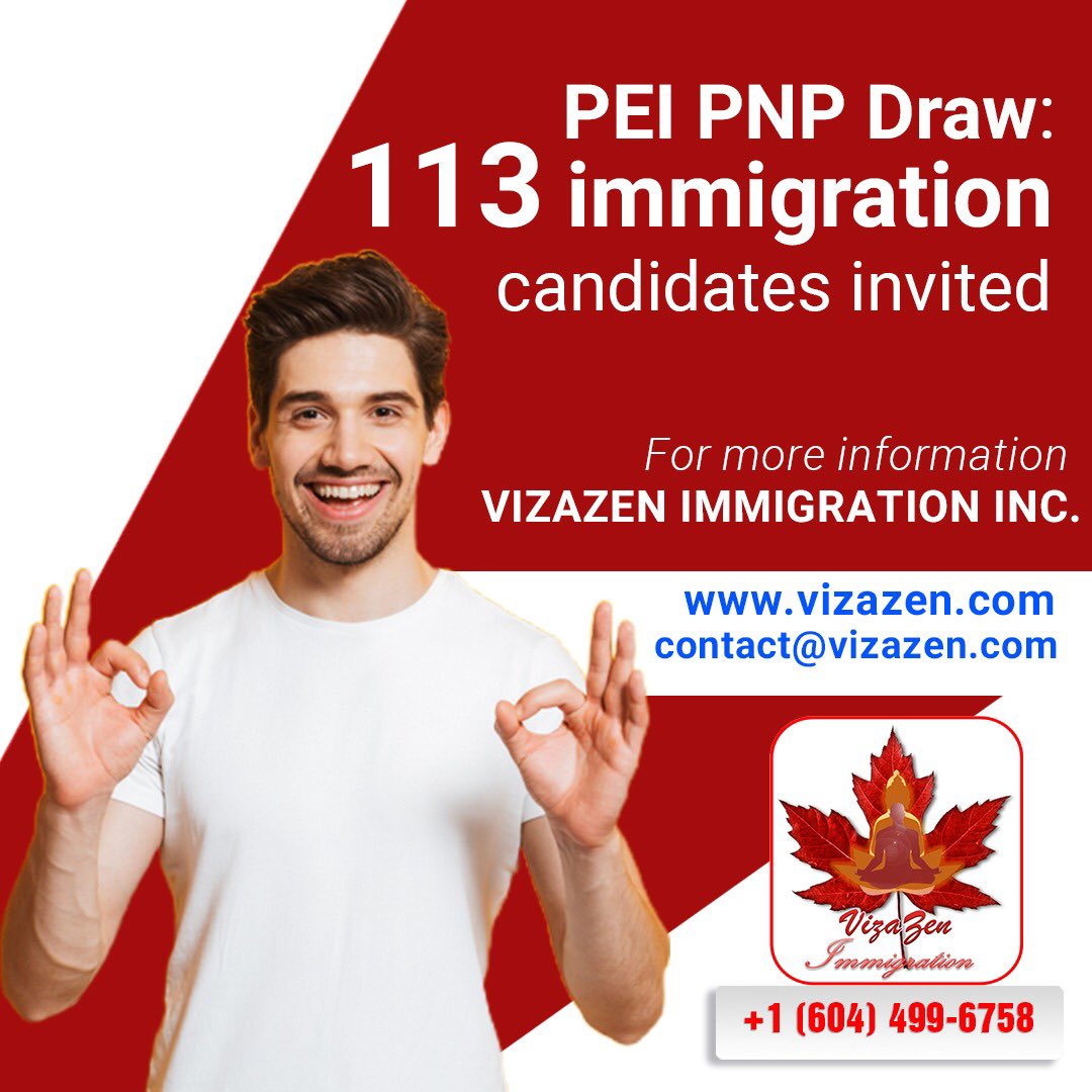 PEI PNP Draw: 113  candidates invited

For any of your Canada Immigration inquiries, Call Now +1 (604) 499-6758 or Email: contact@vizazen.com
You Can DM your Contact details to get a callback!

#pnpdraw #peipnpdraw #immigration #canadanews #canadaimmigrationnews #migratetocanada