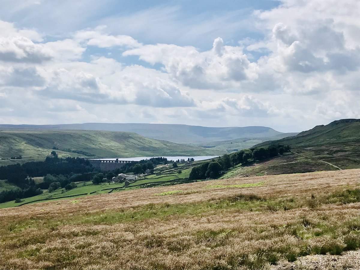 Plewsviews's tweet photo. Today began our challenge to walk the #NidderdaleWay starting at the top end taking in the impressive Scarhouse Reservoir for a great 9.5miler #Walk1000miles2021 #Bigskies #HotJune https://t.co/XoggYeWXEu