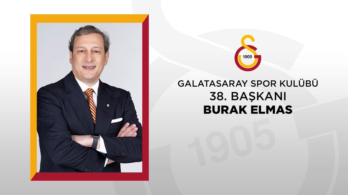 Galatasaray Sk On Twitter Galatasaray In 38 Baskani Burak Elmas Oldu Secim2021 [ 675 x 1200 Pixel ]