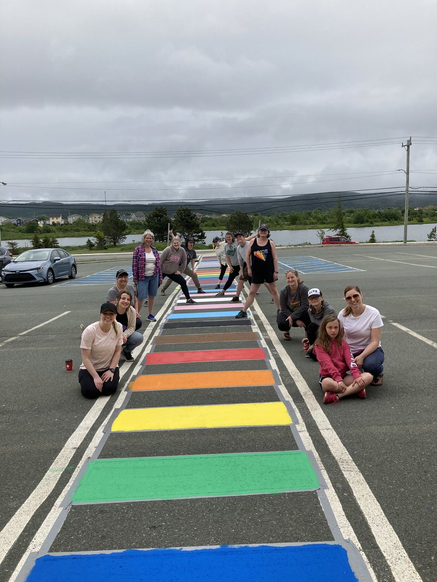 StTeresasSchoo1's tweet photo. Showing PRIDE for all our students! Thank you to staff who were able to help! @NLESDCA https://t.co/3TXDnyJOGW