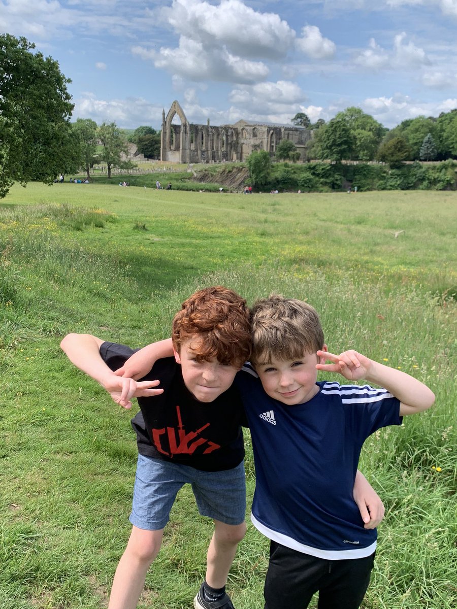 sarahstan's tweet photo. @Farnworth4L Charlie is visiting Bolton Abbey this weekend. He is writing a diary of his adventure-filled day. https://t.co/4Wi4nH6Bhw