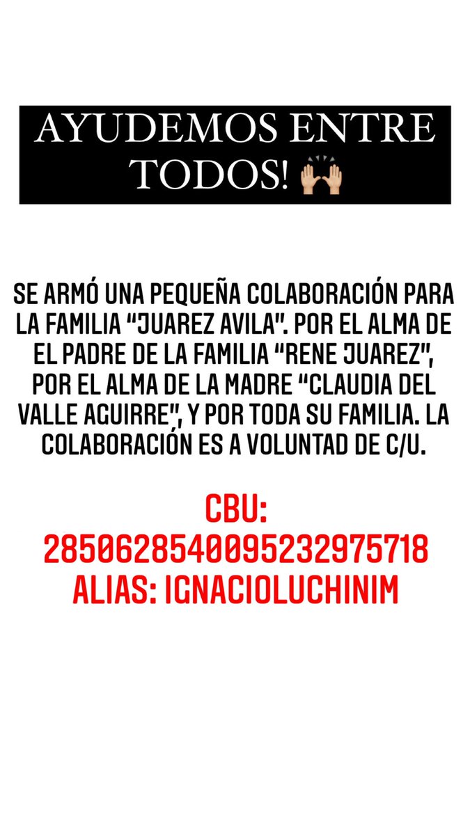 reyesjulieta_'s tweet photo. Entre todos podes lograr algo muy bueno! No dejen de rt y colaborar https://t.co/uwDvDIoNXu