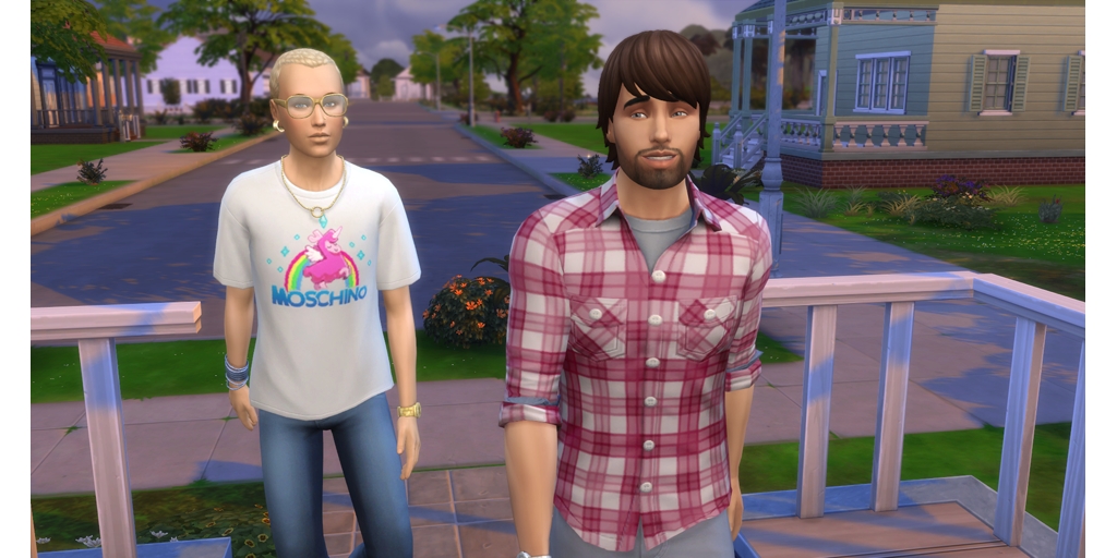 MounetteMich's tweet photo. Gigi et Mathias pour le #SoSBlockParty @LesSims #TheSims4 https://t.co/6h4uqH0K8L