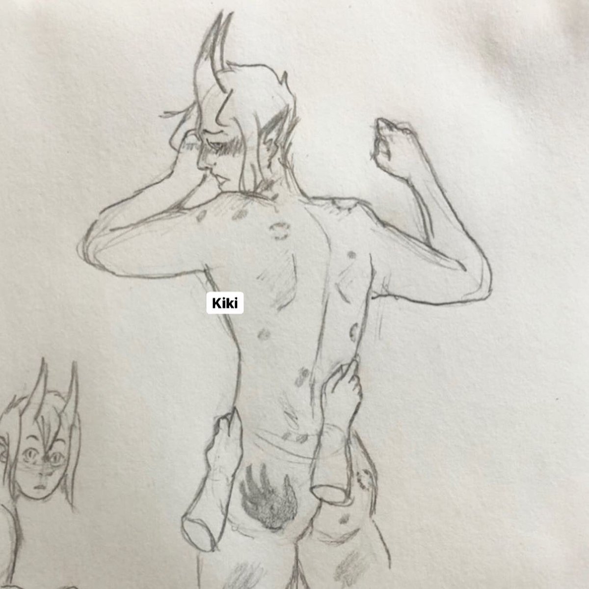 kikis_dream's tweet photo. ‼️NSFW ART‼️
CW: sexual content, bite marks, hand prints
My OCs Darrow and Torin (both they/them)
.
.
.
#nsfw #nsfwart #nonbinary #art #sketch #traditionalart #OC #myOC #nonbinarycharacters https://t.co/40ywBBWW3H