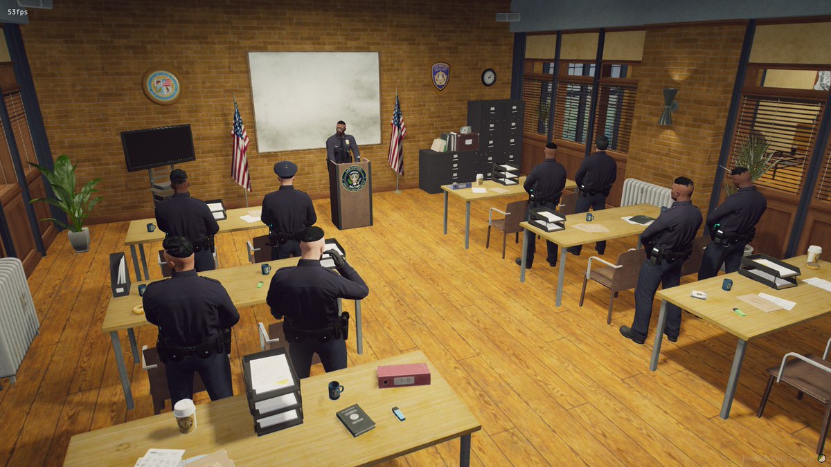 lspdstrangers's tweet photo. Primeras reuniones para gestionar correctamente a la plantilla de esta nuestra Comisaría, Mission Row. https://t.co/KzX5O9J1ab
