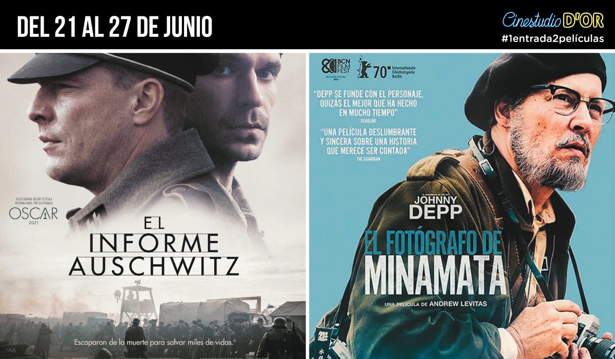 cinestudiodor's tweet photo. 17:15h. #ElInformeAuschwitz
18:55h. #ElFotógrafoDeMinamata
20:55h. #ElInformeAuschwitz 

Entrada hoy miércoles:
🎫 3,5€ (3€ con dto.)
#1entrada2películas 

Venta en taquilla y online:
https://t.co/ZO54Ac3J6E https://t.co/CSjpqLe4Sa