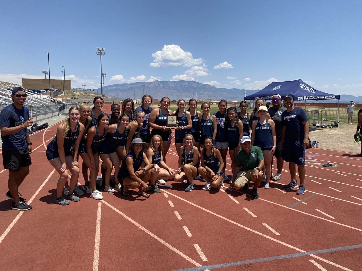 _RRHSathletics's tweet photo. CONGRATULATIONS to 
Rio Rancho High School Girls Track &amp; Field!
They are the 2021 District 1-5A Champions!!!

GO RAMS! https://t.co/aZzexB54tf