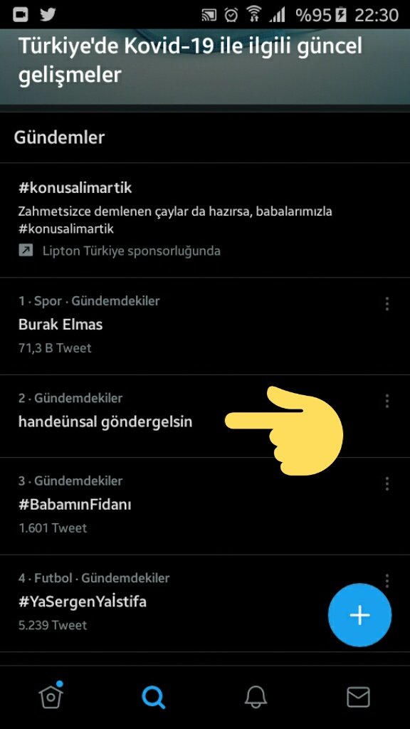 Trendlede 2inciyiz🥳
HandeÜnsal GönderGelsin