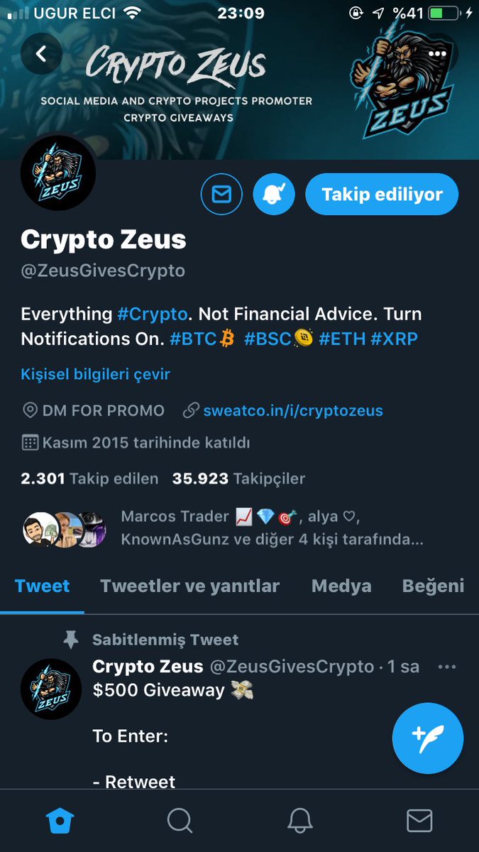 NicoIaTesla's tweet photo. @ZeusGivesCrypto @BullRunComps Done https://t.co/smVheei2iD