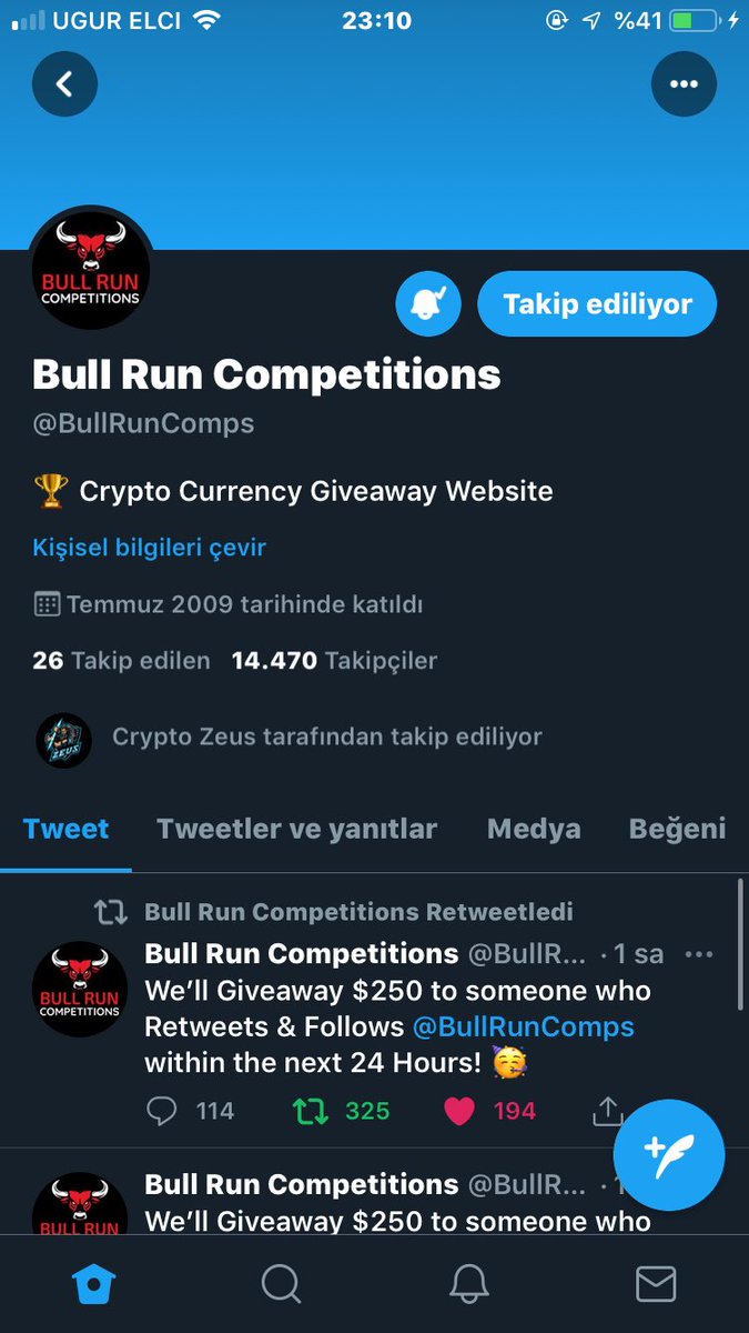 NicoIaTesla's tweet photo. @ZeusGivesCrypto @BullRunComps Done https://t.co/smVheei2iD