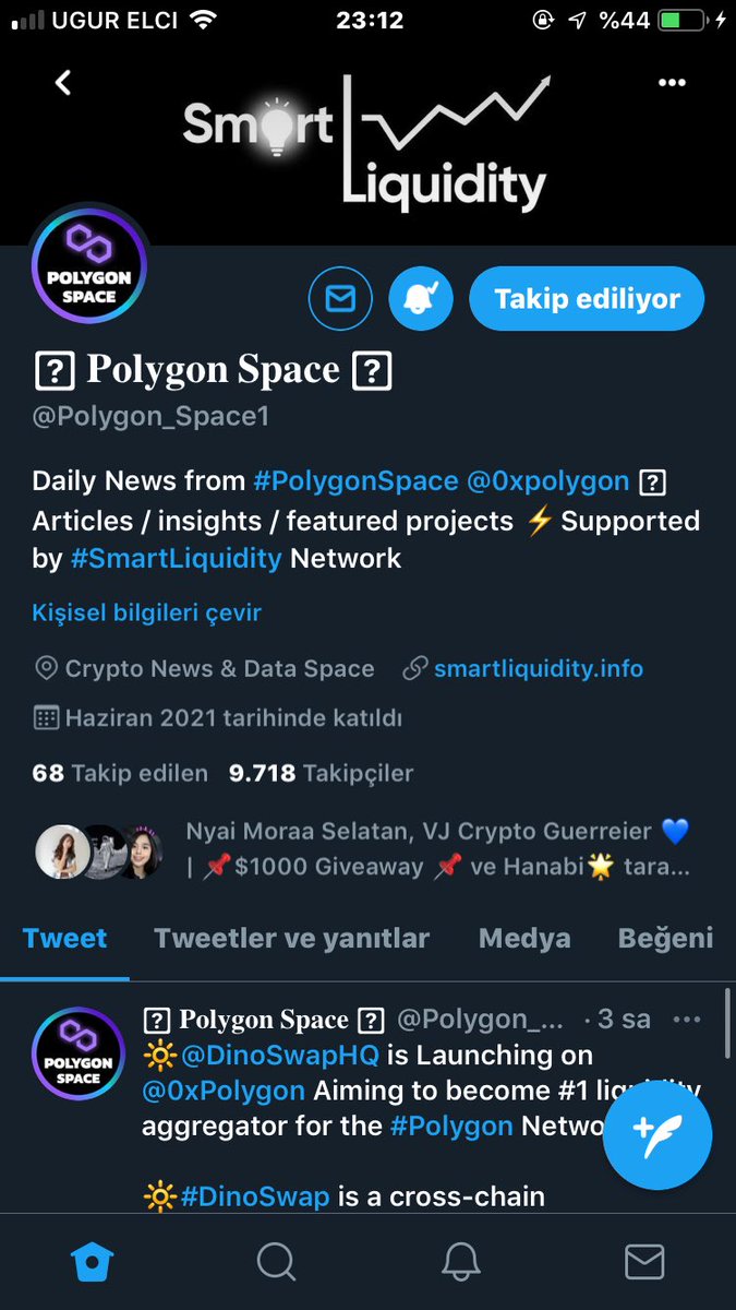 NicoIaTesla's tweet photo. @GiveAwayHost @Polygon_Space1 Done https://t.co/NXrz03ByKf