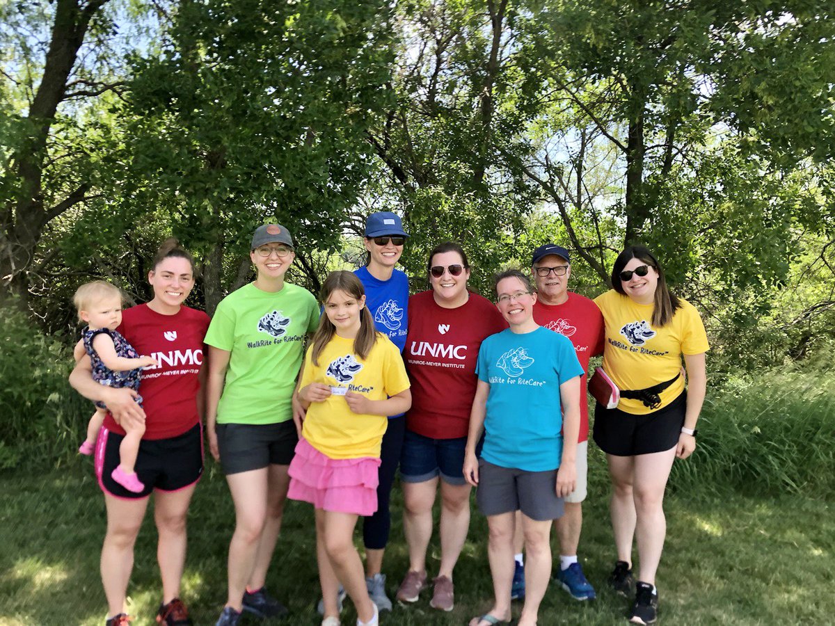 AmyN_slp's tweet photo. Thanks to my amazing #slpeeps team for leading the #WalkRiteforRiteCare walk today! Supporting a great cause! @RiteCareNE @NEScottishRite @unmc_mmi https://t.co/os08VaY1c0