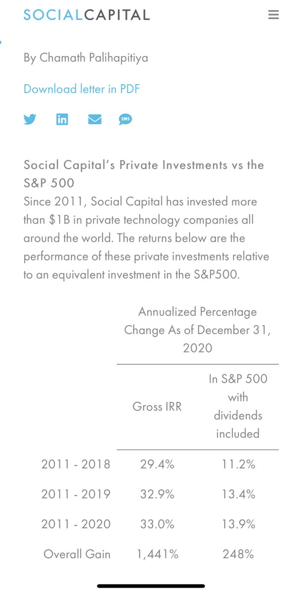 You change, however, the S&P from 13.5% to 11.2% for 2011-2018 and from 15.0% to 13.4% for the 2011-2019 interval. Same end date, yes, but did you change the start date in all 3 letters? How do YOUR returns match but the index returns change materially downward? Fantastic. 17/