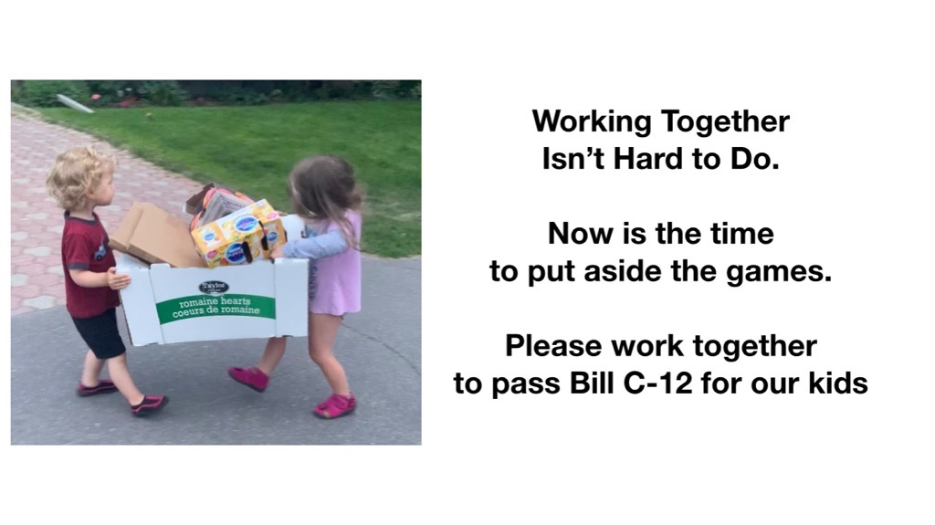 ForOurKidsNort1's tweet photo. We expect stalling and games from our kids at bedtime. Not from our political leaders at the end of session. 

Write your MP &amp; political leaders. We need a climate accountability law now. Be a model of leadership &amp; protect our kid’s climate.
#BillC12 @erinotoole #cdnpoli #climate https://t.co/CFHpqiVS6N