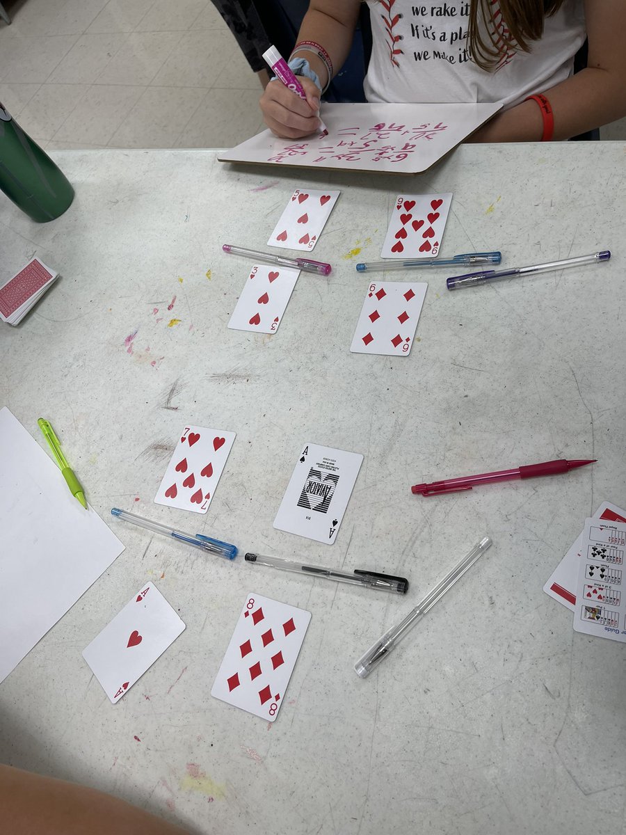 MariannaDeBolt's tweet photo. Adding, subtracting, multiplying and dividing fractions! Show your work. #summerschool #funmath #education #learningthefunway #cards https://t.co/GbgzoP45FG