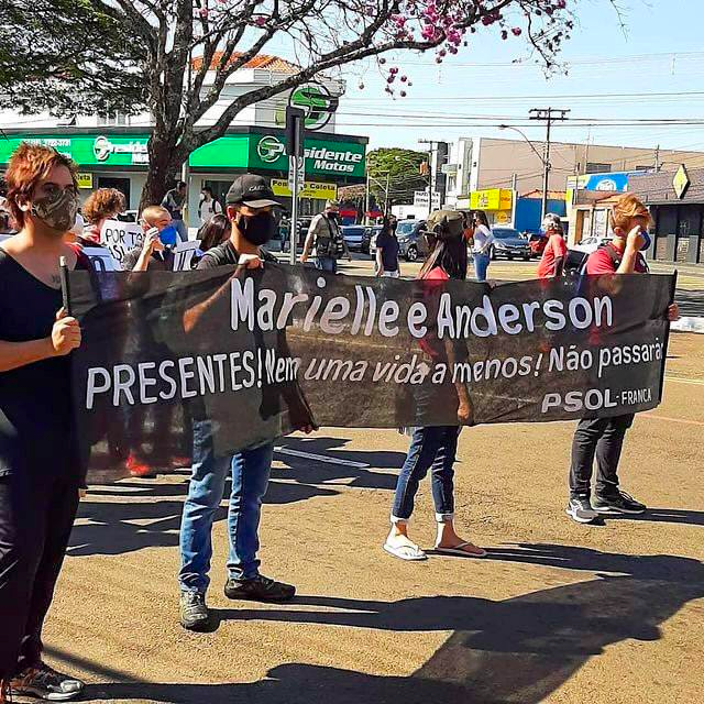 Franca, em São Paulo, contra Bolsonaro! Via rennefran #19J #19JForaBolsonaro #19JunhoPovoNasRuas