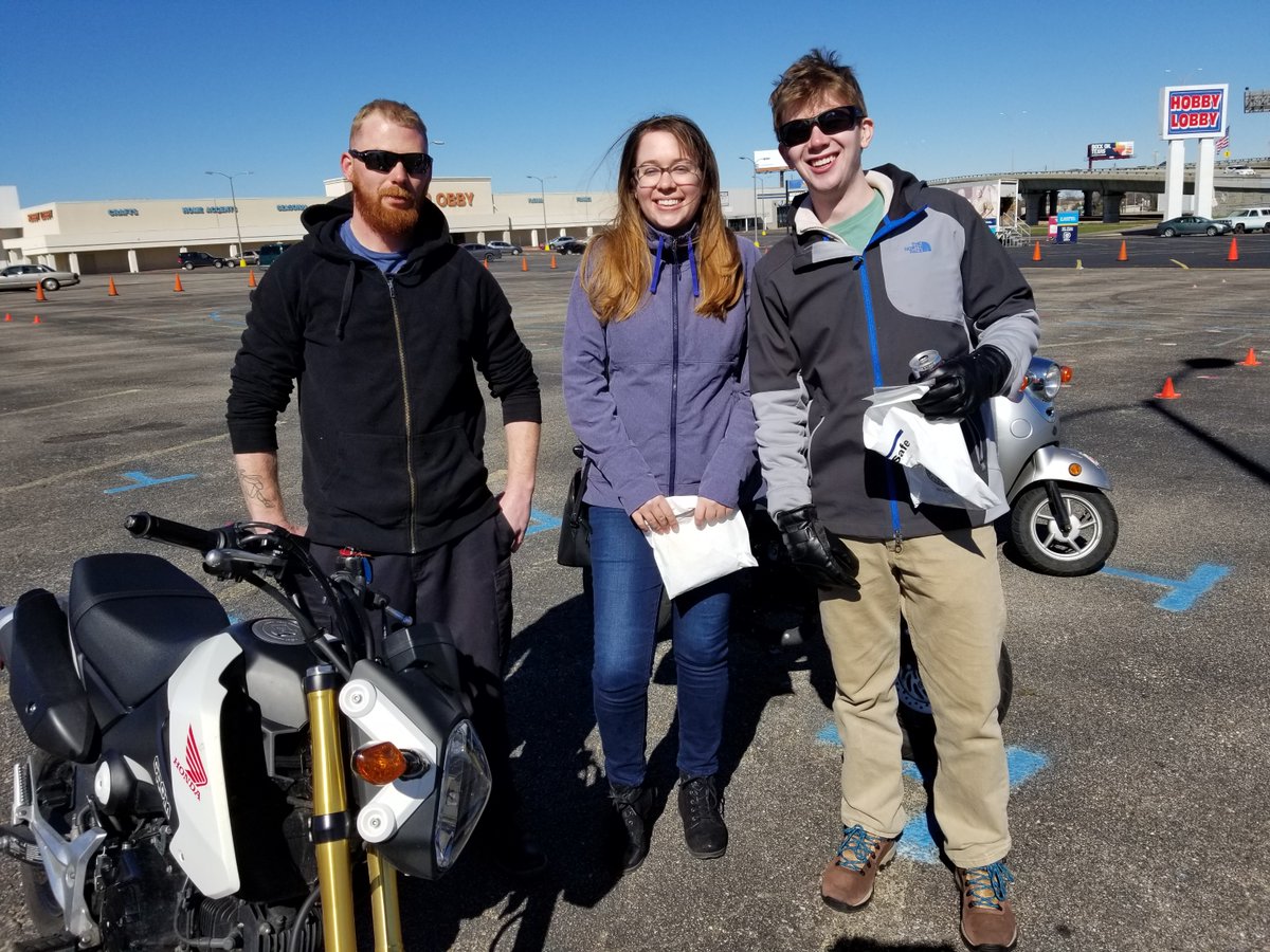 EAScooters's tweet photo. Congratulations to our past year of Basic Rider Course graduates!! #msf_usa #motorcycle #motorcyclelicense #basicridercourse https://t.co/pmYKbzjbAY