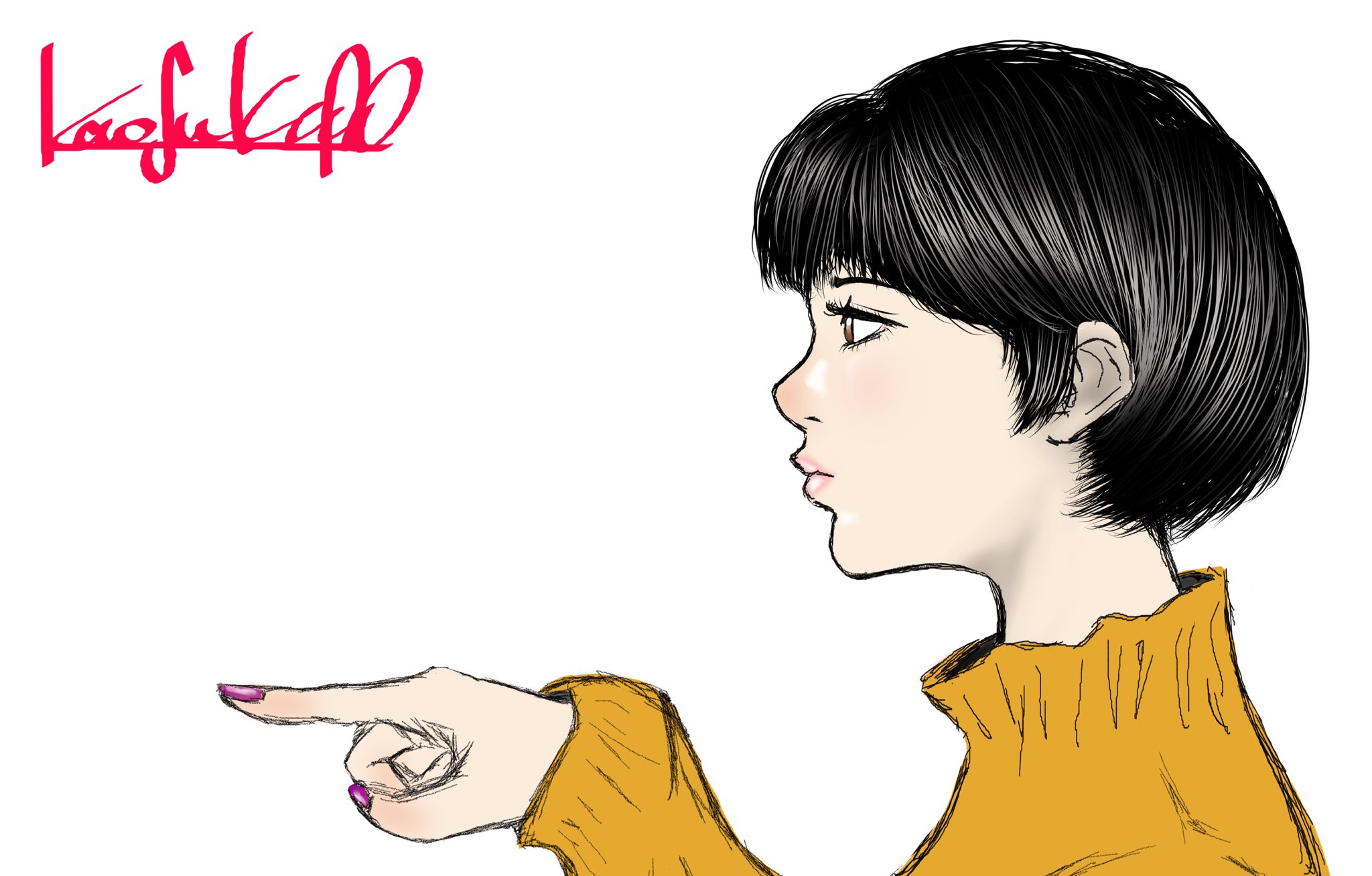 O Xrhsths Kao Fuki イラストレーター Sto Twitter その先へ セミロング ロング オシャレ コーデ 化粧 綺麗 髪型 ヘアアレンジ 可愛い 女の子 美人 拡散 イラスト 絵 絵を描くのが好き 絵描きさんと繋がりたい 絵師さんと繋がりたい Illust