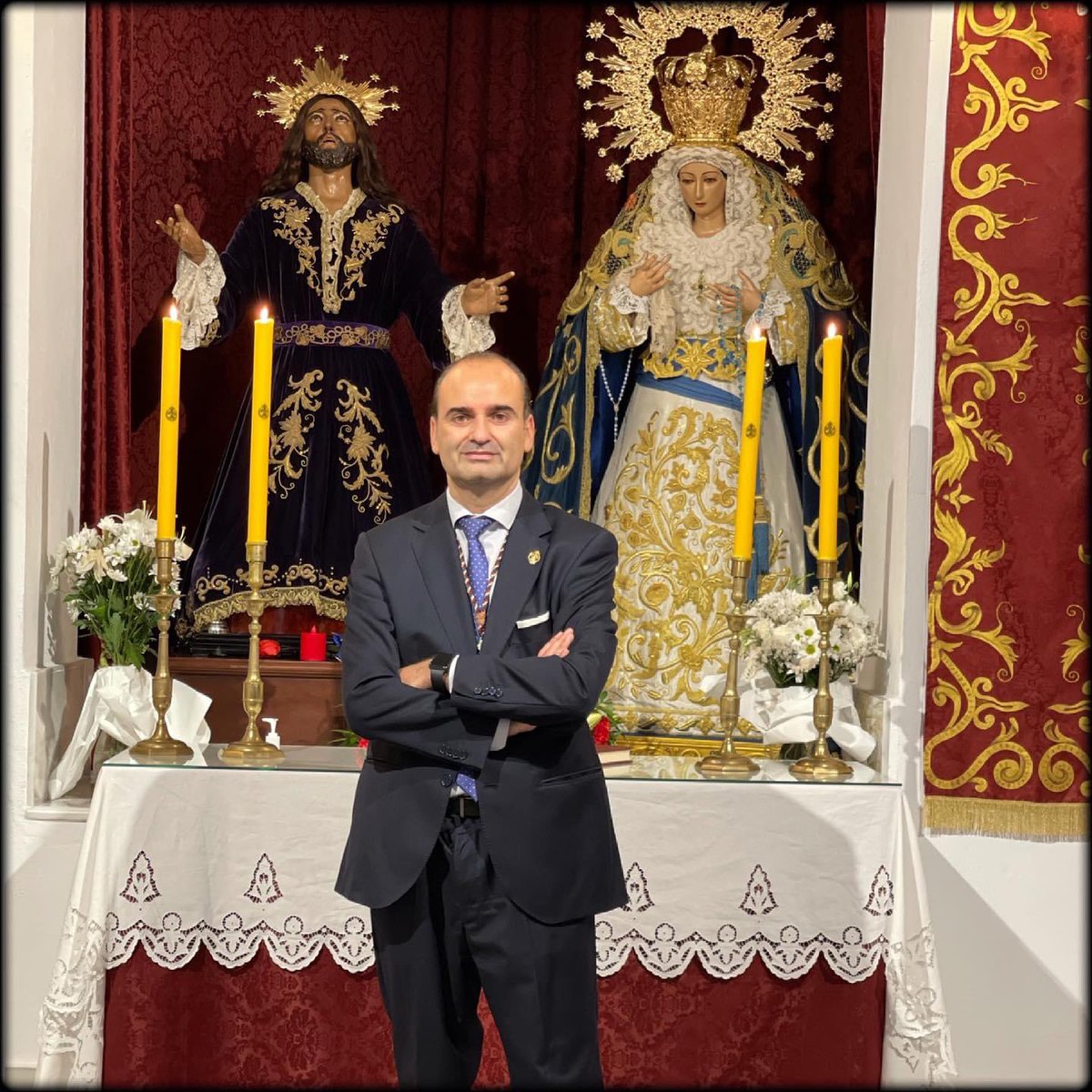 EVTvelez's tweet photo. Felicitar a nuestro compañero Juan A. Iranzo Bermúdez nuevo Hermano Mayor de la cofradía del Huerto y los Desamparados https://t.co/uWNGP4WVon