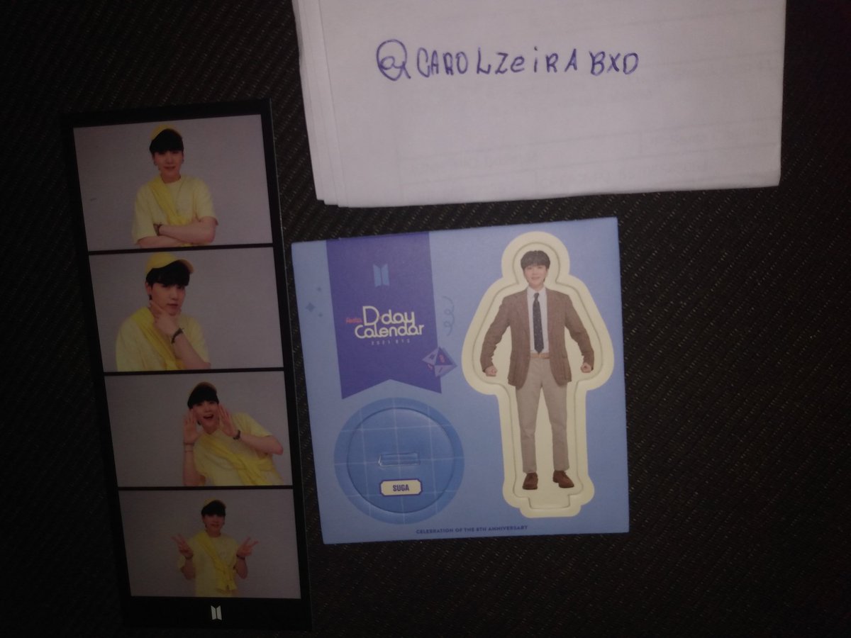 hey_ksj's tweet photo. KIT SUGA - BTS FESTA 

45,00 REAIS

• PHOTOFILM + TOTEM 
• PRONTA ENTREGA 
• APENAS ESSE DISPONÍVEL https://t.co/BZjChpCyxk