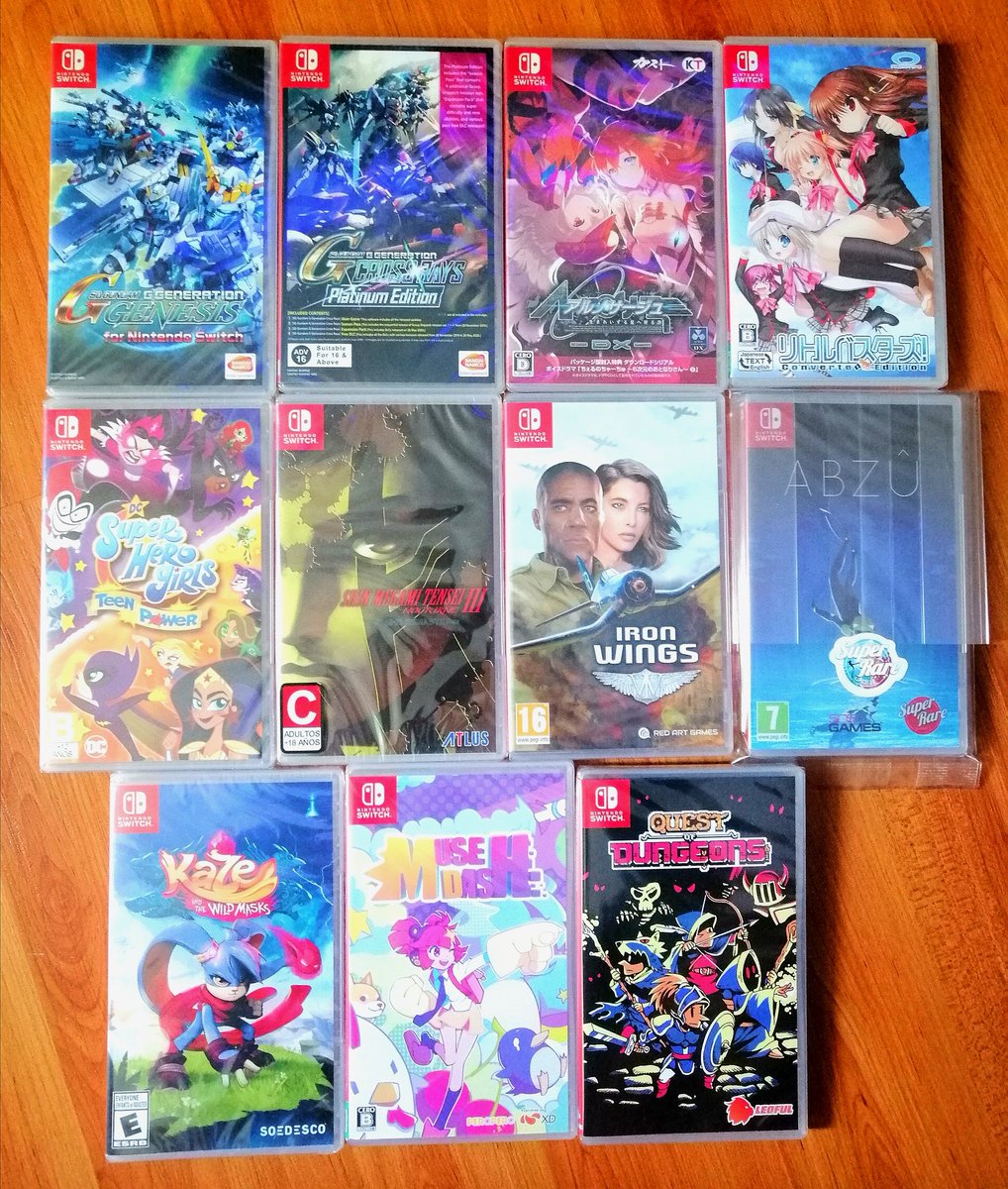 WilhelmGDL's tweet photo. 1021 - 1046 🎮
#NintendoSwitch
#SwitchCorps
#LetsGoPhysical

@LimitedRunGames @playasia @REDARTGAMES @PixelHeart_eu @SuperRareGames @ninsoup https://t.co/fDe1ObaEGb
