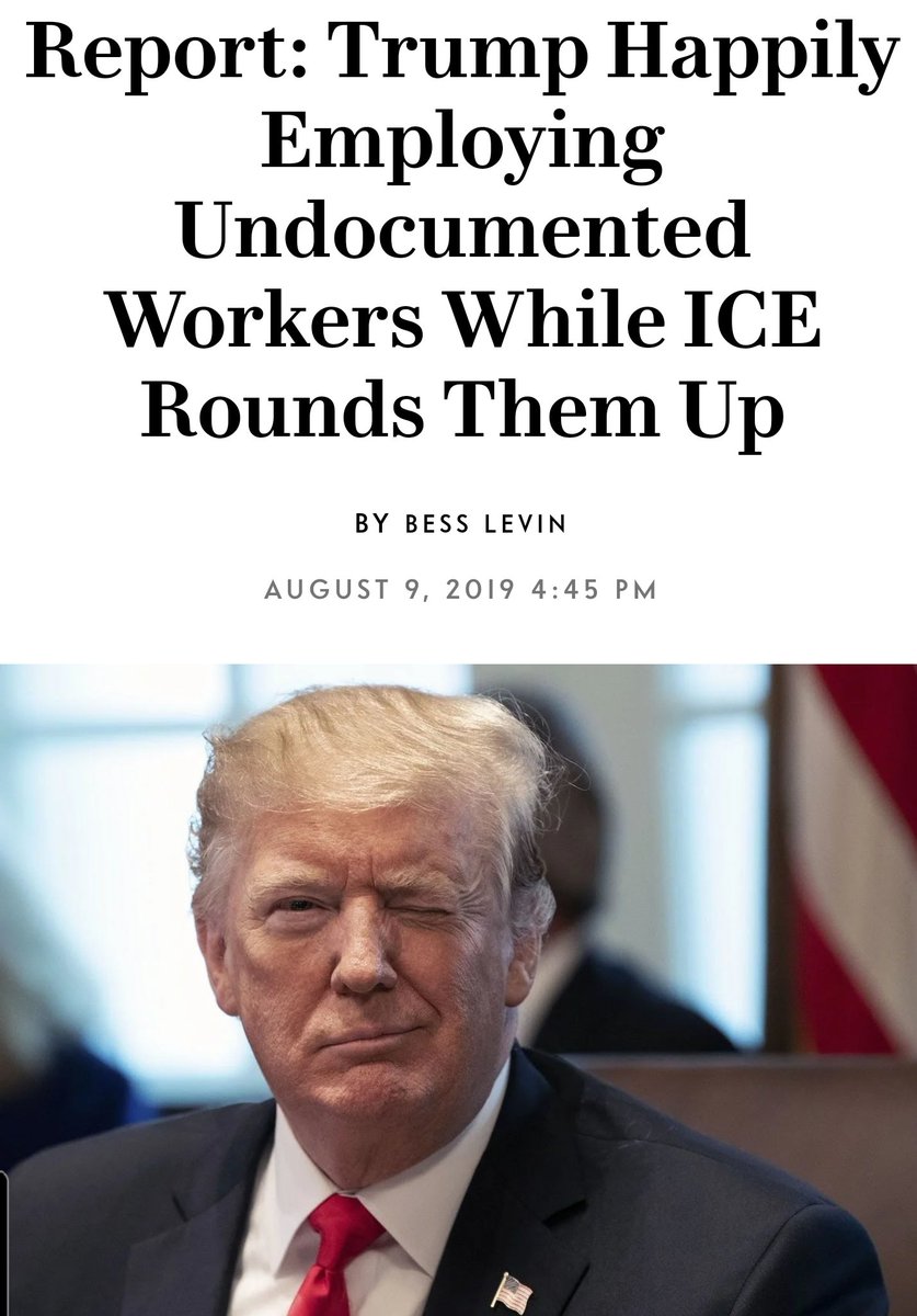 JBrisenio411's tweet photo. Hey Keyzer, you just showed how dumb you are.
If 44% of American workers are averaging $10.22 per hour, a 5% pay increase (~50 cents) under Trump doesn't mean jack squat!

Trump and others hiring illegals are a huge part of America's low wages!

#BothPartiesWantCheapLabor https://t.co/l7tcQXxmJM