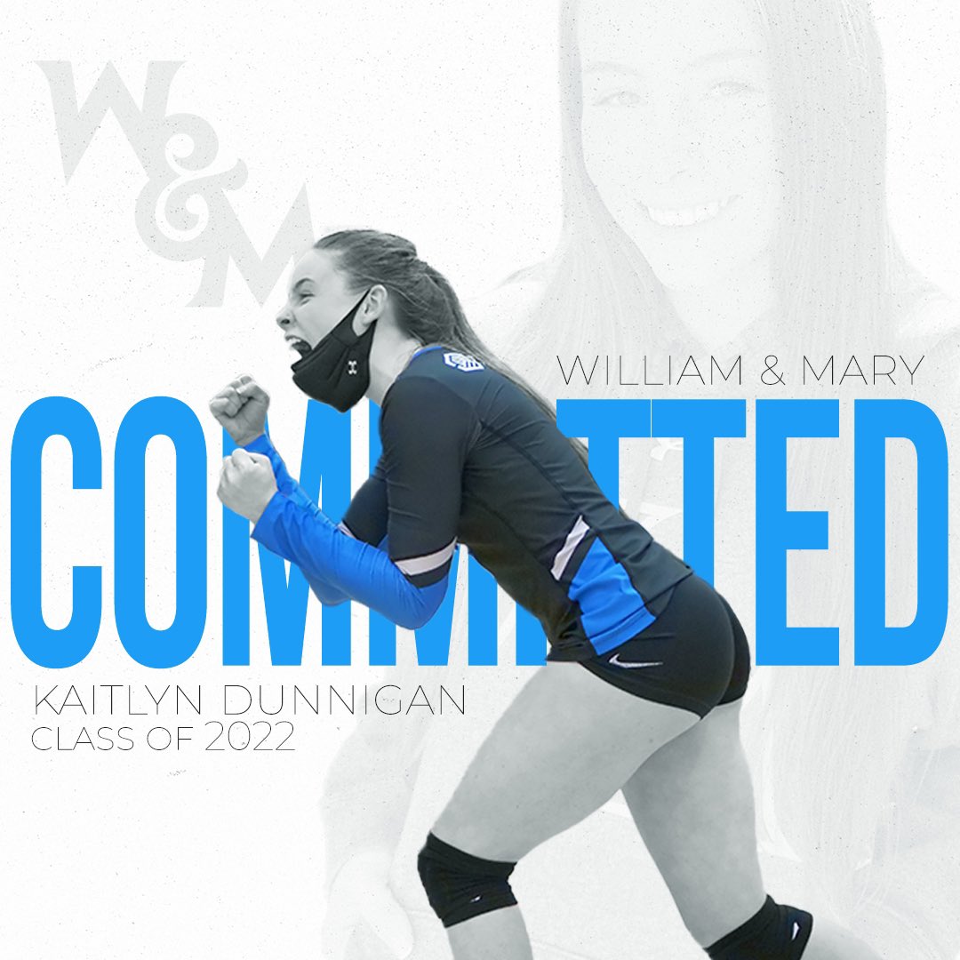 VA Elite (@vaelitevball) on Twitter photo COMMITMENT ALERT!π Congratulations to our own Kaitlyn Dunnigan from our 17s team on her commitment to further her athletic and academic career at William & Mary! We are so proud of you! #WeAreElite ππ <a href="/williamandmary/">William & Mary</a> COMMITMENT ALERT!π Congratulations to our own Kaitlyn Dunnigan from our 17s team on her commitment to further her athletic and academic career at William & Mary! We are so proud of you! #WeAreElite ππ <a href="/williamandmary/">William & Mary</a>