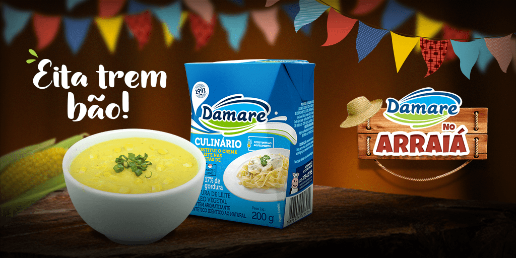 leitesdamare's tweet photo. Ahhh, se imagem tivesse cheiro! 😋 Creme de milho feito com o nosso Creme Culinário é aquela comida que aquece o coração! 🧡

#damarelaticinios #laticiniosdamare #laticinios #cremeculinario #festajunina #arraia #cremedemilho #festasjuninas https://t.co/sdOaEAT8Xh