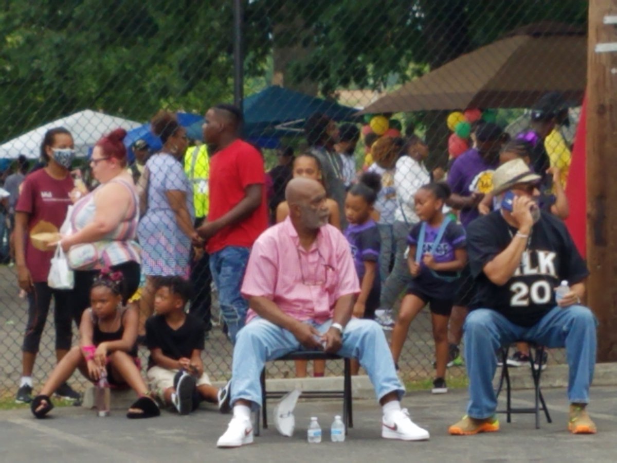 BoydAila's tweet photo. The #Juneteenth celebration at Eureka Park in Roanoke ends in one hour. @vadogwoodnews https://t.co/LELkWjKOQS