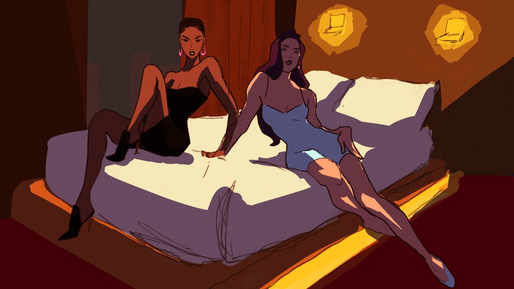 amecoevr's tweet photo. hiii i’m Cœur, a black lesbian artist and animation student who likes drawing pretty ladies! my commissions are open 🤍

❀ #imreallyblack ❀ https://t.co/D59U2QjVMT