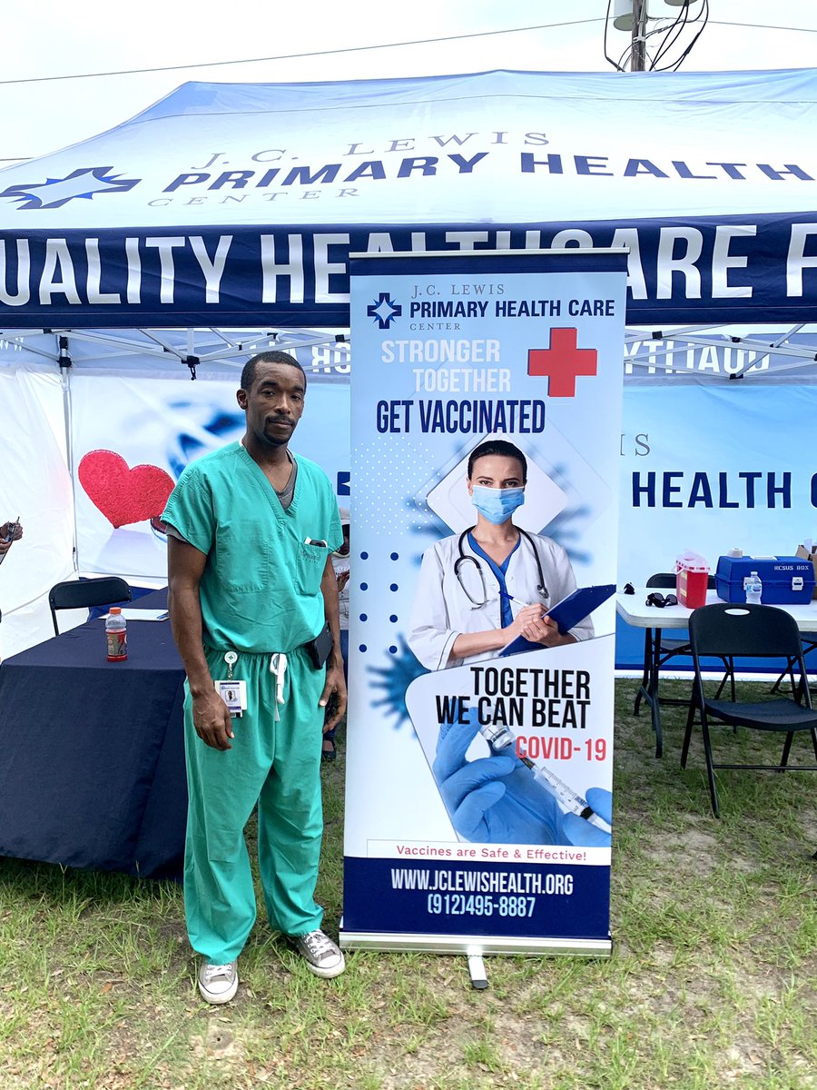 DrRenaDouse's tweet photo. @JCLewisHealth Juneteenth  Event at Kayton Homes Sponsored by @T.I.A Through It All &amp; Healthy Savannah!  J.C. Lewis Primary Health Care Center was onsite providing vaccines and education! @KaytonHomes https://t.co/mehrnu6O34