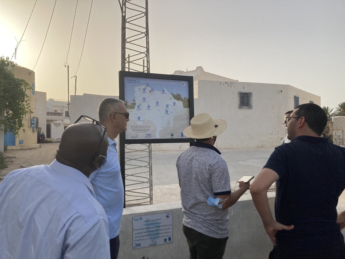 ellaymen's tweet photo. Valoriser les citernes d’eau publiques comme richesse patrimoniale et sensibiliser et impliquer la population locale dans la lutte contre la vulnérabilité de l'île de #jerba face aux #changements_climatiques….. Projet Fesguietna est une success story https://t.co/a3a2n7g5rG https://t.co/IfJvkZfJH4