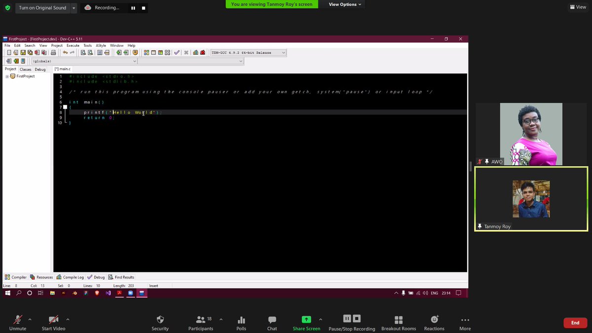 COnlineAfrica's tweet image. #ADLProgramme #DQEveryChild #DQInPractice
From one of the participants &quot;I learned a bit about how to use variables in coding. It was very interesting and fun.&quot; A session facilitated by UX/UI designer @COnlineAfrica