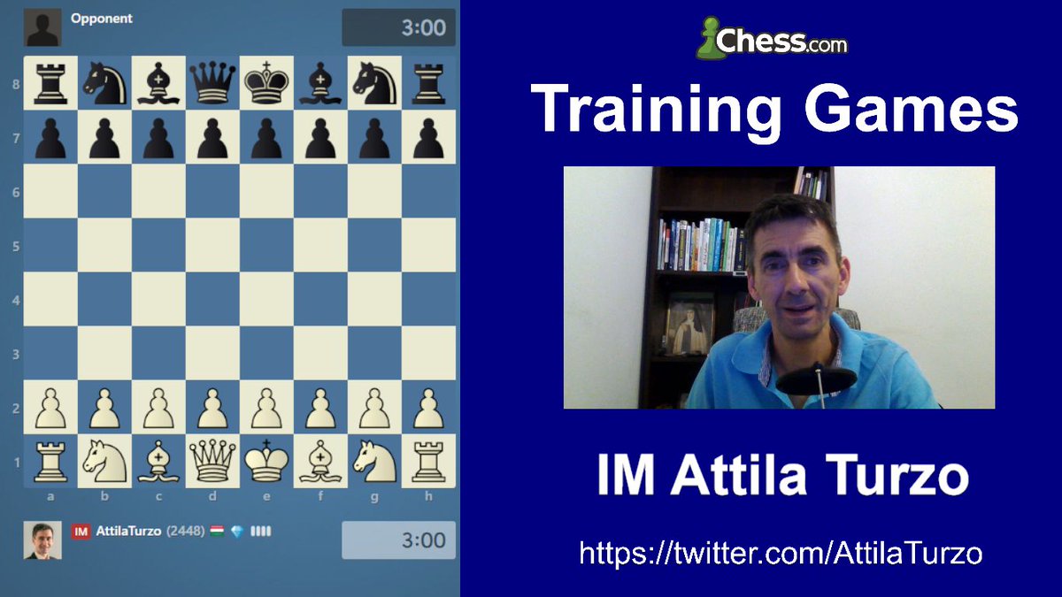 AttilaTurzo's tweet photo. #GMBlitz #GMAnalysis #GMRapid
32 days streak. 1 hour daily Training Games and Analysis for the Chess Grandmaster(GM) title.
You can join at https://t.co/xIOV64y3o1
Thank you for the support!
#TeamTurzo https://t.co/5mwWxJnNL3