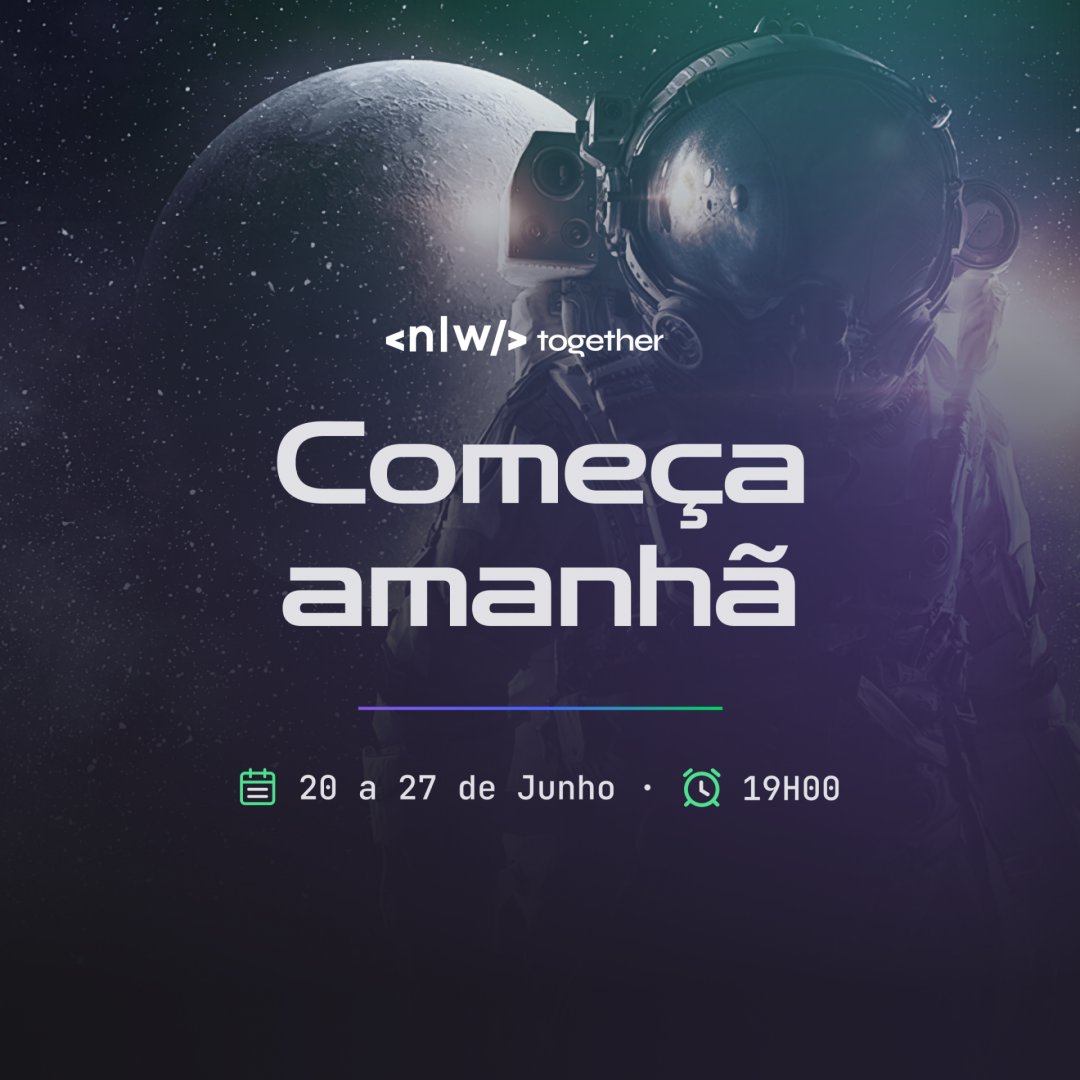 COMEÇA AMANHÃ!

Contamos com o seu preparo para a Next Level Week, uma semana única e definitiva para a sua carreira.
Desafios inéditos todos os dias para você acelerar o seu conhecimento na prática.

Embarque nessa nova missão! Inscreva-se hoje!