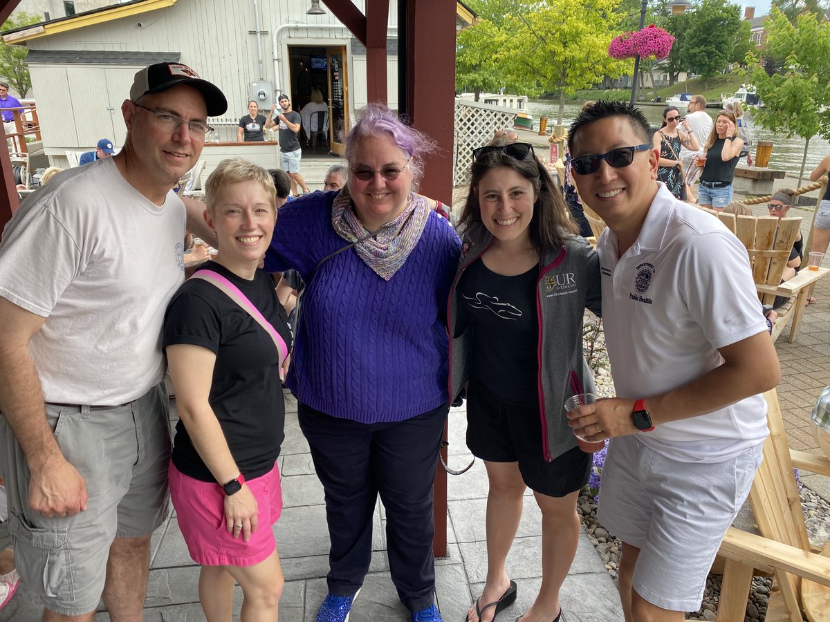Beautiful day to have a beer and get vaccinated! Truthfully, I did none of the beer pouring or vaccinating today, just stopped by to see these lovely folks! <a href="/DrSteveCook/">Stephen Cook, MD, MPH #MaskUp</a> <a href="/DocEMurray/">Dr. Elizabeth Murray</a> <a href="/BeeSting14618/">Deborah Pierce, MD MPH 📷🪷🐝</a> <a href="/DrMikeMendoza/">Dr. Mike Mendoza</a> #ThisIsOurShot #VaccinateNY