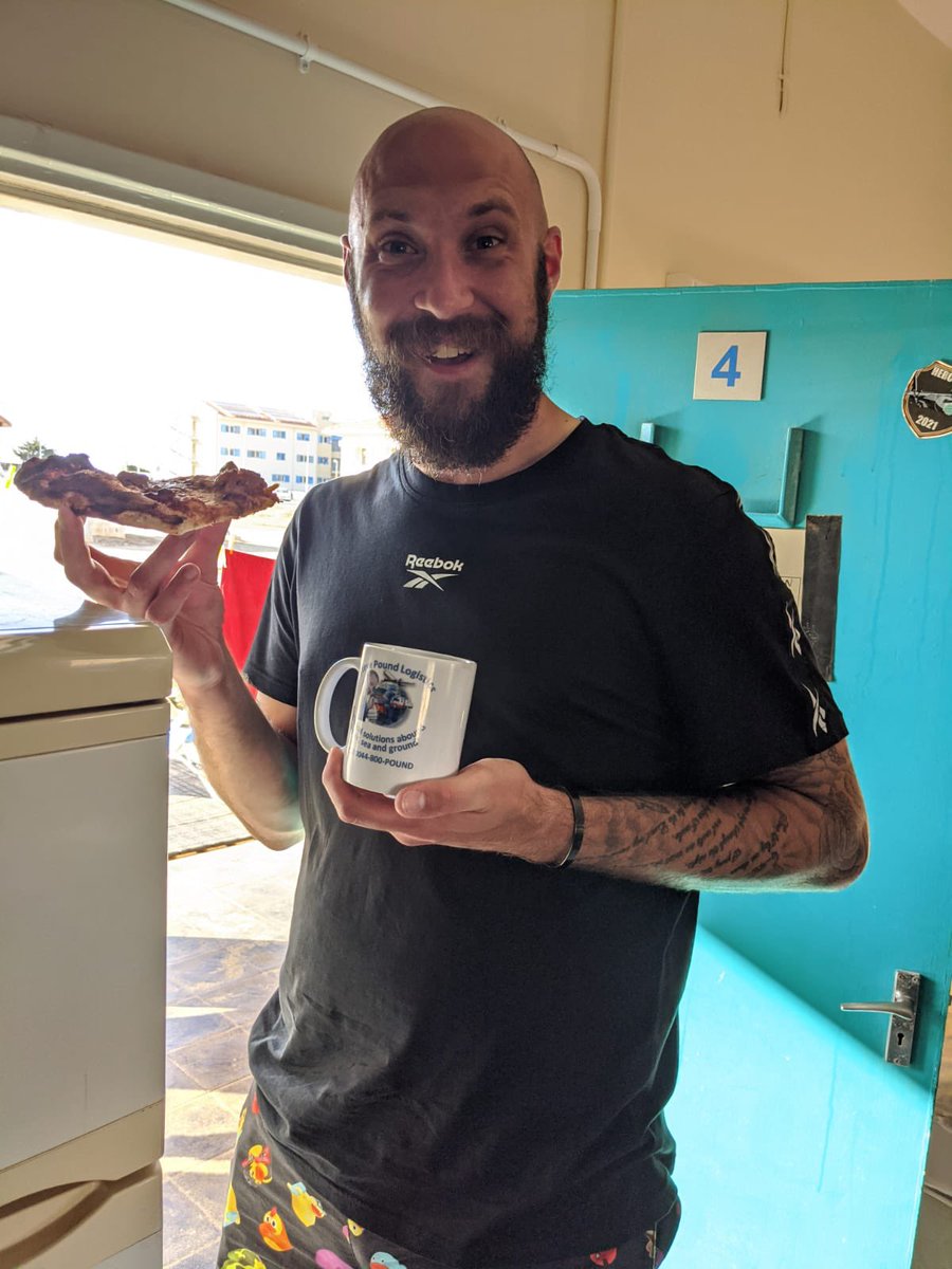PoundMug's tweet photo. SPLs charitable trust has opened a food shelter for A400 &amp; C17 Sups. Pictured below is a Sup who is often found delayed in an airport. The trust hopes to provide nourishment to these individuals as they contend with 24 delays and cancelled tasking, often without receiving rates. https://t.co/3YN3G8uXWc