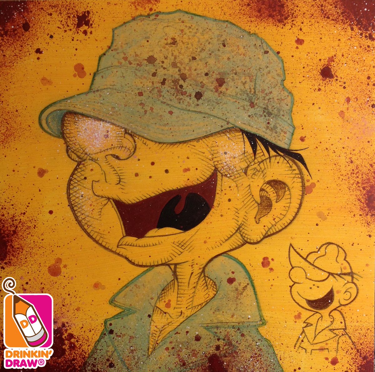 draw_studios's tweet image. SUBJECT: BEETLE BAILEY
12 x 12 gesso treated parchment mounted on art board.
Mix media: Acrylic, Paint markers, &amp;amp; Watercolor Pencils.
@ComicsKingdom #KingFeaturesSyndicate #comicstrip #comicstrips #MortWalker #RIP #tribute