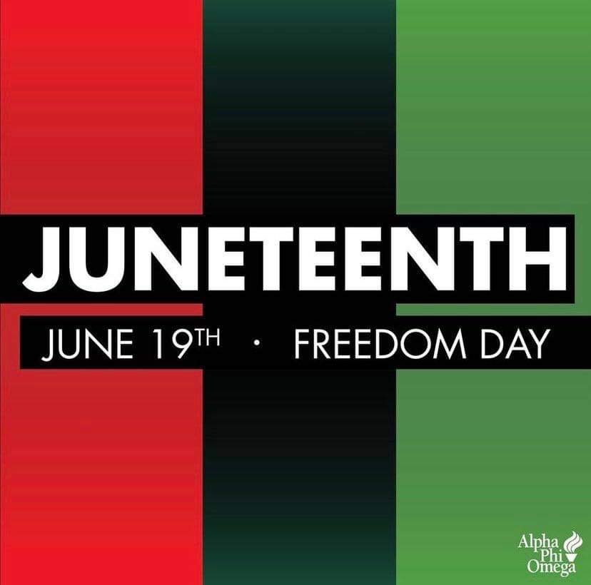 Juneteenth is a celebration of the anniversary of the emancipation of slaves on June 19, 1865. This national holiday is a time to celebrate freedom, and also to educate ourselves and reflect on what we can do to better advocate for freedom and equality everywhere.